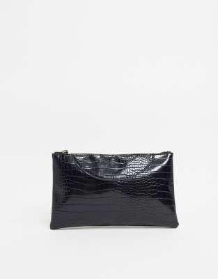 croc clutch bag