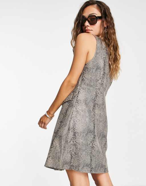 Vero moda 2025 snake print dress