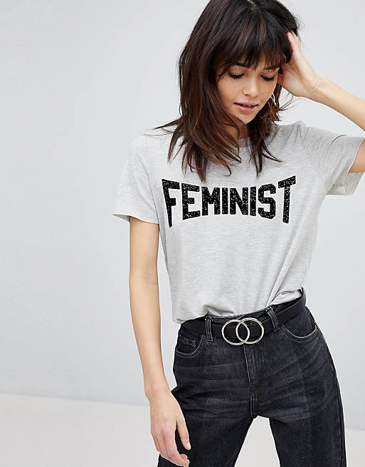 Vero Moda - Feminist - T-shirt imprimé