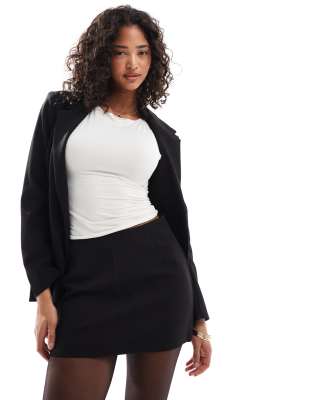 Vero Moda Fit And Flare Mini Skirt In Black