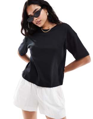 Vero Moda Fitted Wide Sleeve T-shirt In Multi
