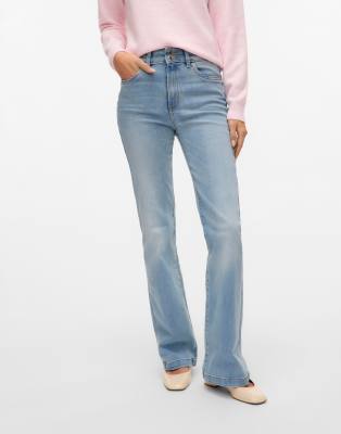 Vero Moda Flared Fit Jeans In Blue