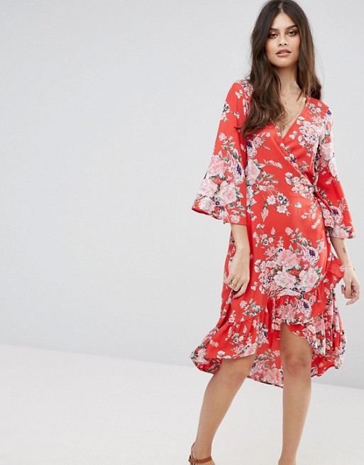 Vero Moda | Vero Moda Floral Wrap Dress