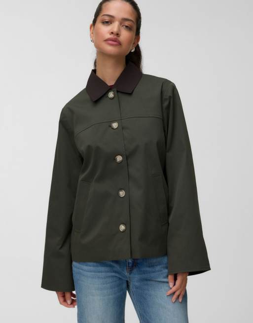 Vero Moda frakke i forest night, 3 af 5