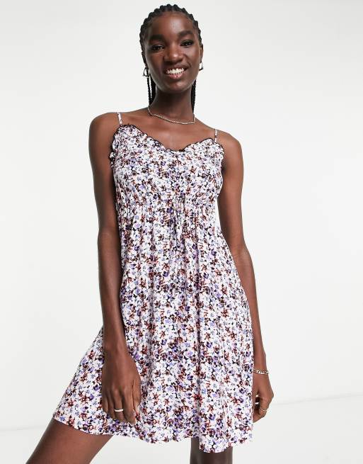 Strappy floral 2025 mini dress