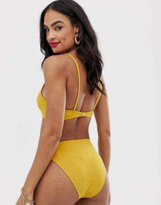 Vero Moda – Głęboko wycięty teksturowany dół od bikini, 2 z 4