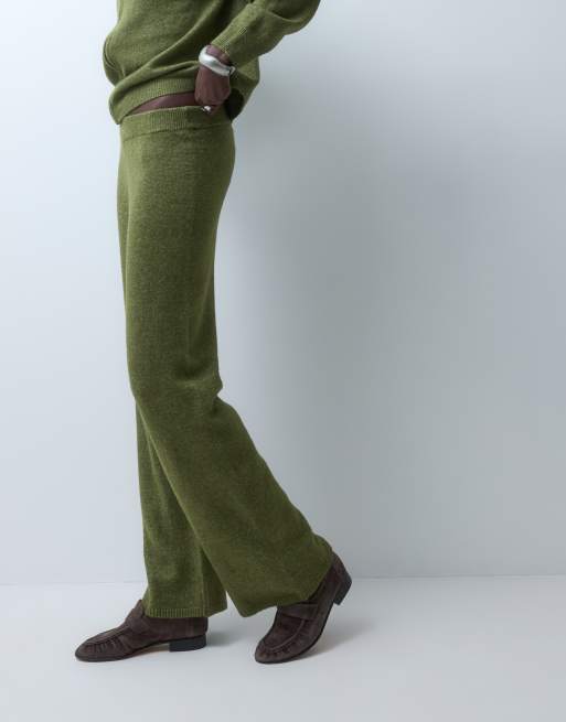 Vero Moda gebreide broek met wijde pijpen, co-ord set, 2 van 5