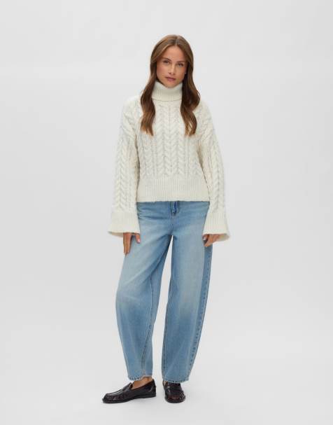 Vero Moda gebreide pullover in birch - view 1