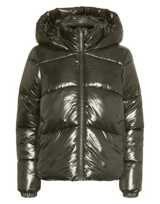 Vero Moda gewatteerd jack in grape leaf, 5 van 5