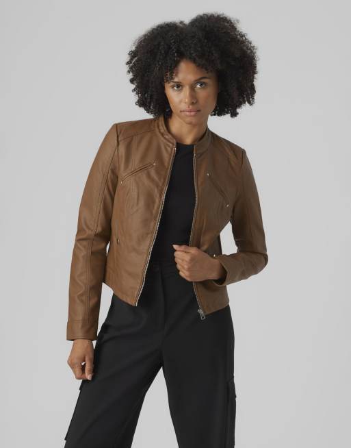 Vero Moda - Giacca color cognac
