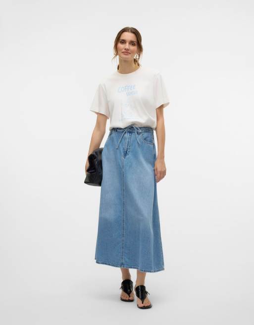 Vero Moda - Giacca di jeans blu chiaro, 2 di 5
