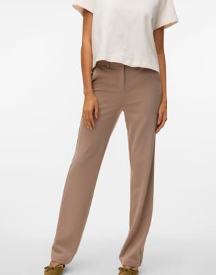 VERO MODA dam byxor VMLINN - Moon Rock MELANGE main image 0