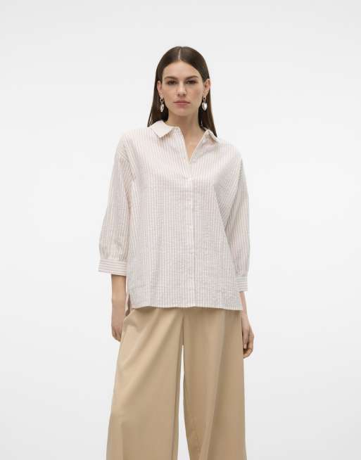 Vero Moda – Gräddvit skjorta