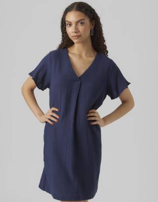 Vero Moda – Granatowa sukienka