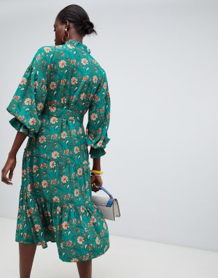 vero moda green dress