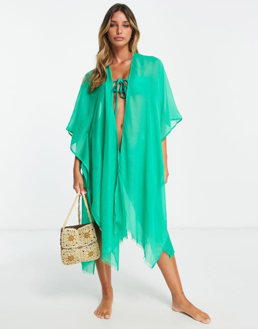 Vero Moda – Grön strandkaftan