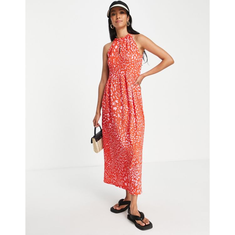 Vero moda red maxi 2024 dress