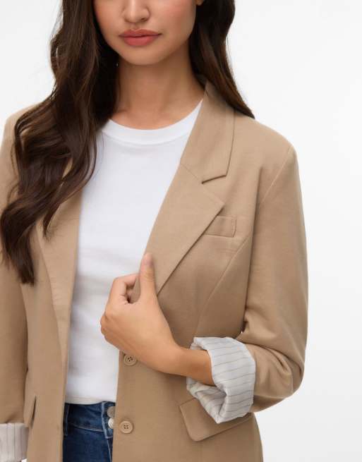 Vero Moda Haruki blazer in beige, 4 of 6