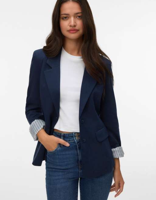 Vero Moda Haruki Blazer in Marineblau, 3 von 6