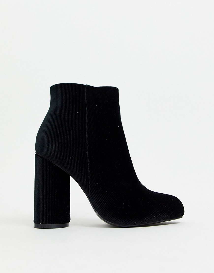 Vero Moda heeled boots-Black