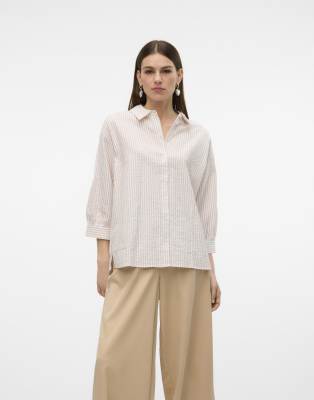 Vero Moda - Hemdbluse in Irisch-Cremeweiß-Neutral