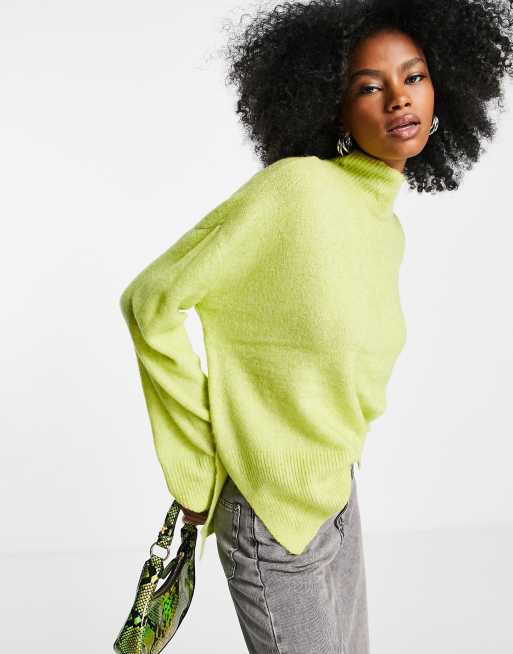 Lime hotsell oversized jumper