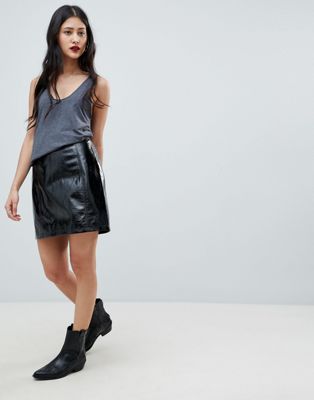 Vero Moda high shine skirt - ASOS Price Checker