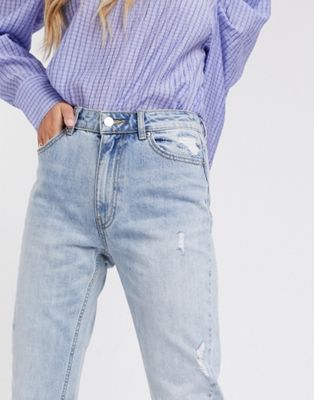 ankle grazer jeans high waist