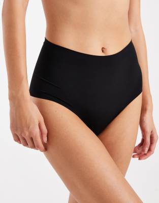 Vero Moda High Waist Briefs In Black