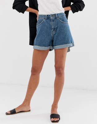 vero moda mom shorts