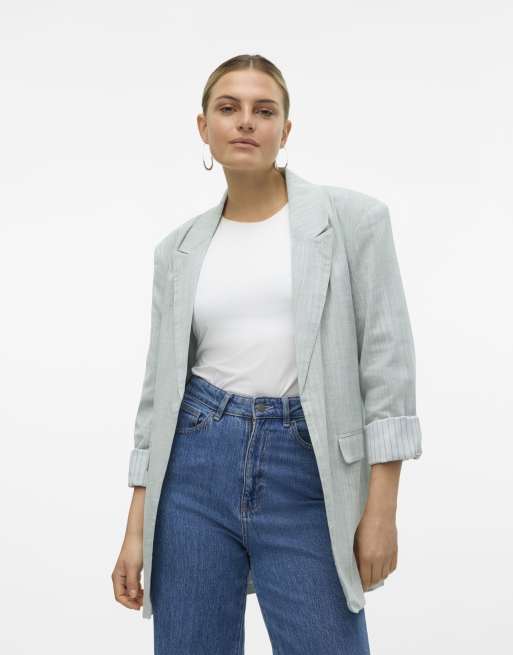 Vero Moda - Hækgrøn blazer