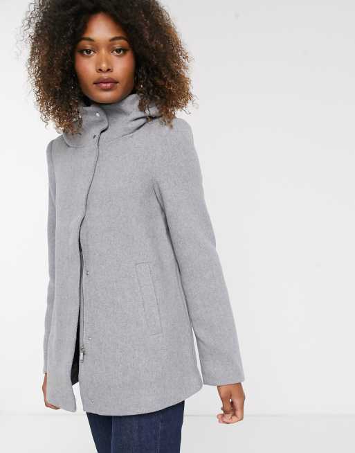 Vero moda 2025 hooded wool coat