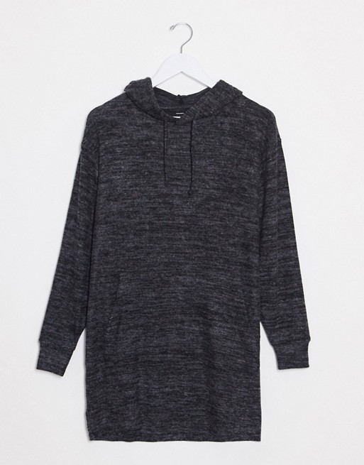 Vero Moda hoodie dress in dark grey