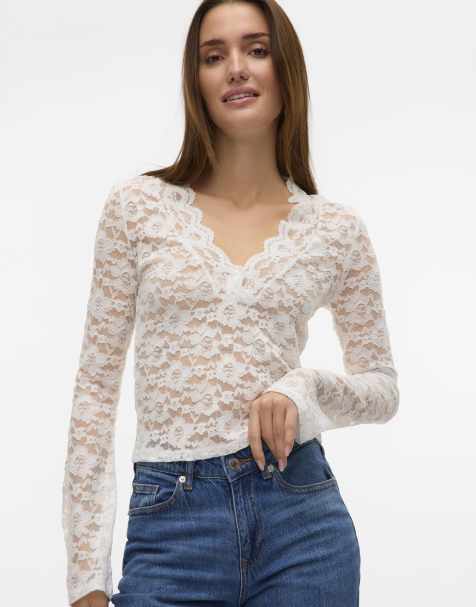 Vero Moda - Hvid top - view 1