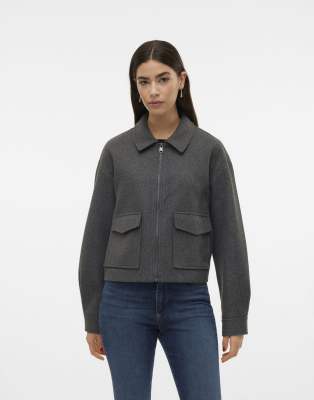 Vero Moda - Jacke in Dunkelgrau