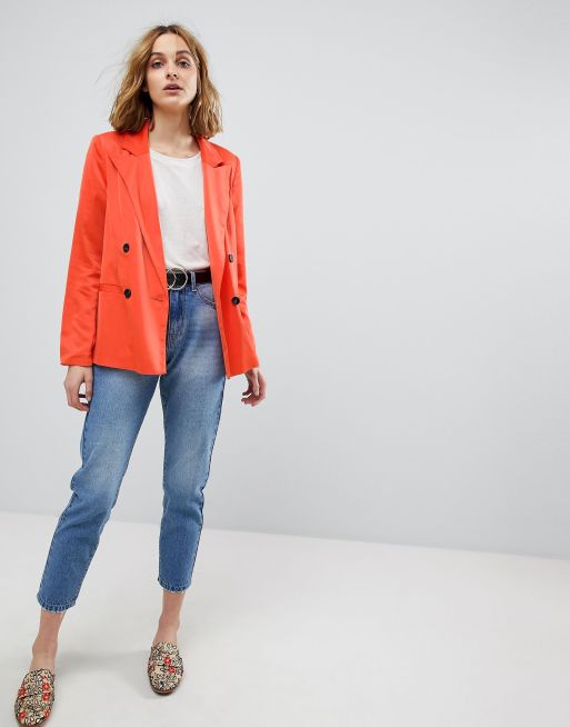 Traditie onkruid Terug kijken Vero Moda - Jaren 80 blazer met schoudervulling | ASOS