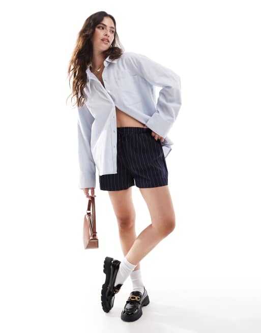 Vero Moda – Jasnoniebieska koszula oversize z szerokimi mankietami, 4 z 4
