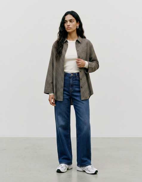 Vero Moda - Jean ample - Bleu foncé - view 1