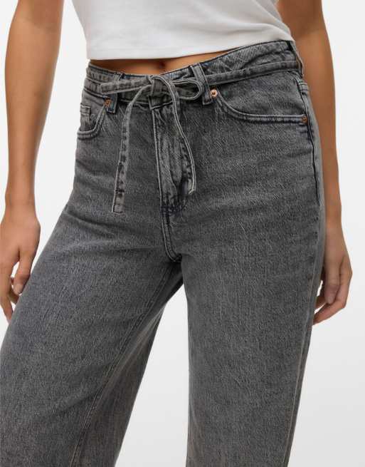 Vero Moda - Jean large - Gris moyen, 3 de 5