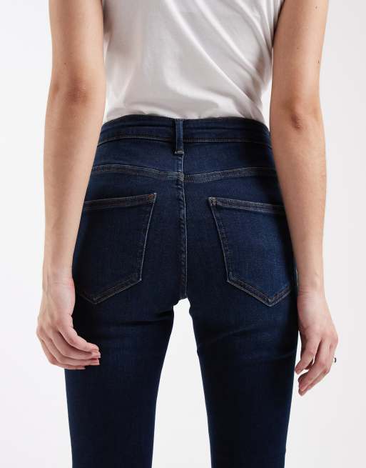 Vero Moda - Jean skinny à taille mi-haute - Bleu denim foncé, 4 de 5