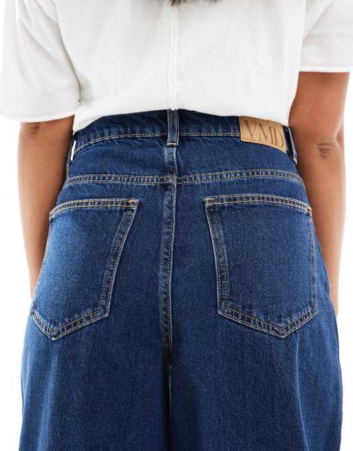Vero Moda - Jeans bombati lavaggio blu scuro, 5 di 5