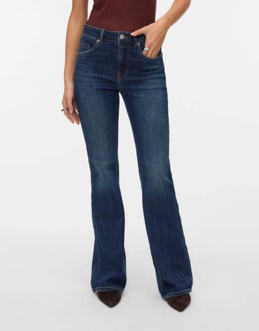 Vero Moda Jeans en denim bleu foncé, 3 de 6