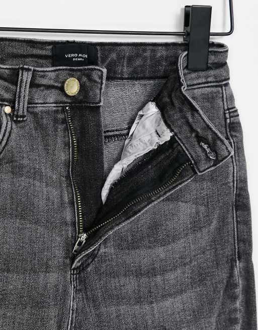 Vero Moda – Jeans mit geradem Bein in Grau, 3 von 4