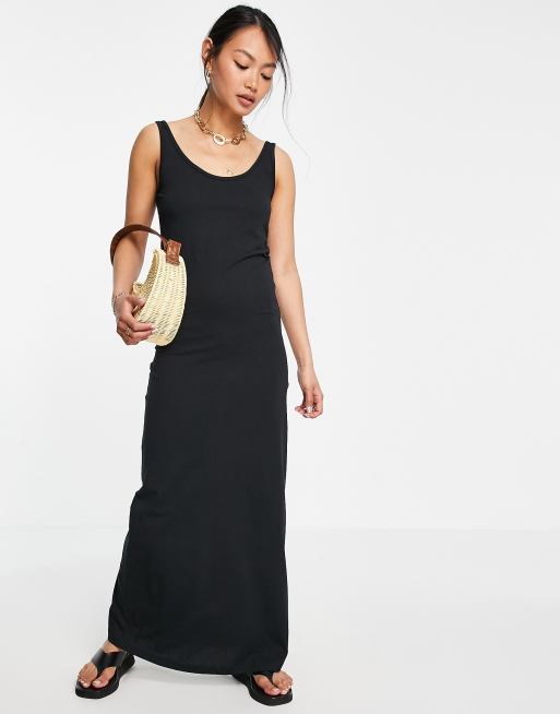 Jersey best sale maxi jurk