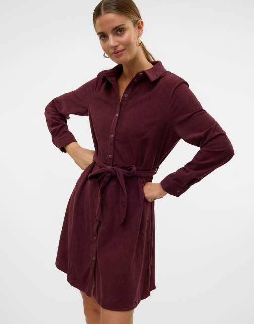 Vero Moda jurk in wijnrood, 4 van 6