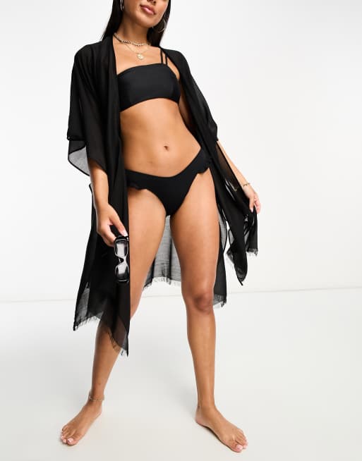 Vero Moda kaftan in black