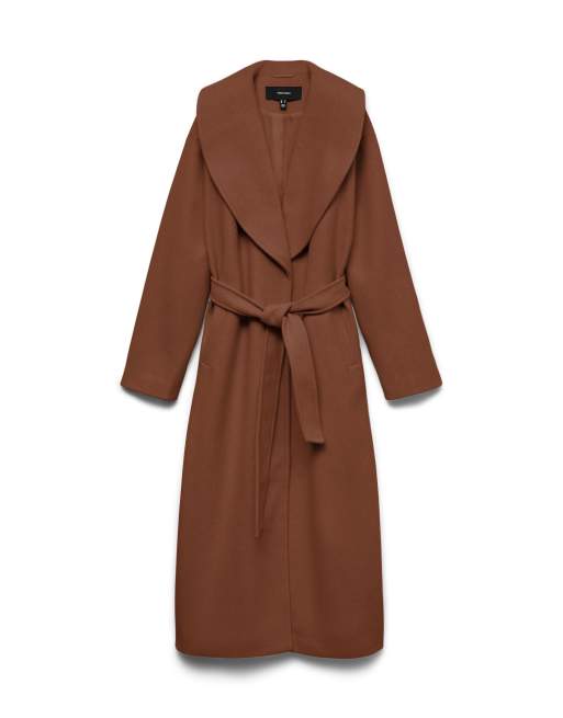 Vero Moda kappa i kakaobrun, 5 av 5