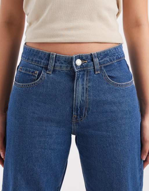 Vero Moda – Kirsa – Raka jeans med medelhög midja och mellanblå tvätt, 5 av 5