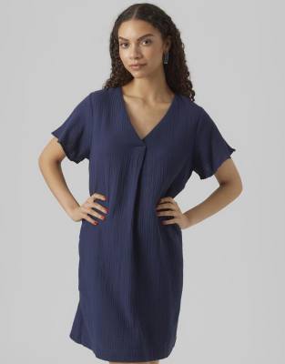 Vero Moda - Kleid in Marineblau