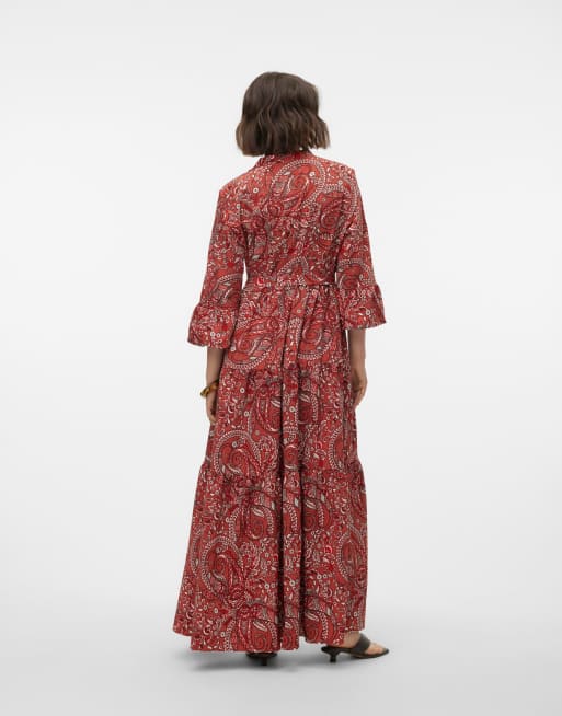 Vero Moda – Kleid in Marsala, 2 von 4
